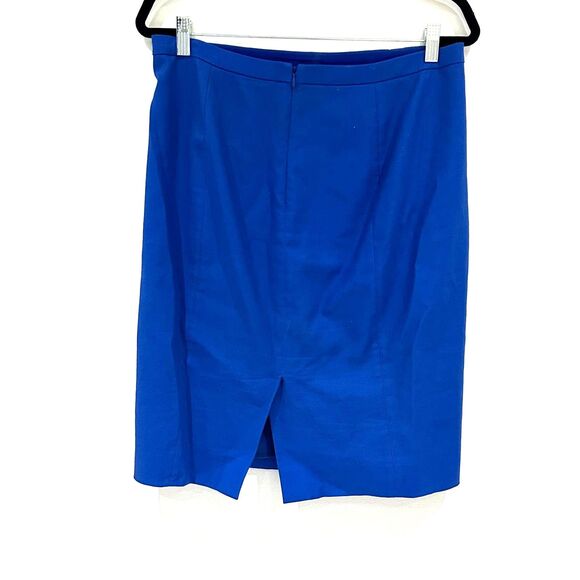 J. Crew Royal Blue Pencil Skirt - Sz 8 - EUC - Picture 2 of 4